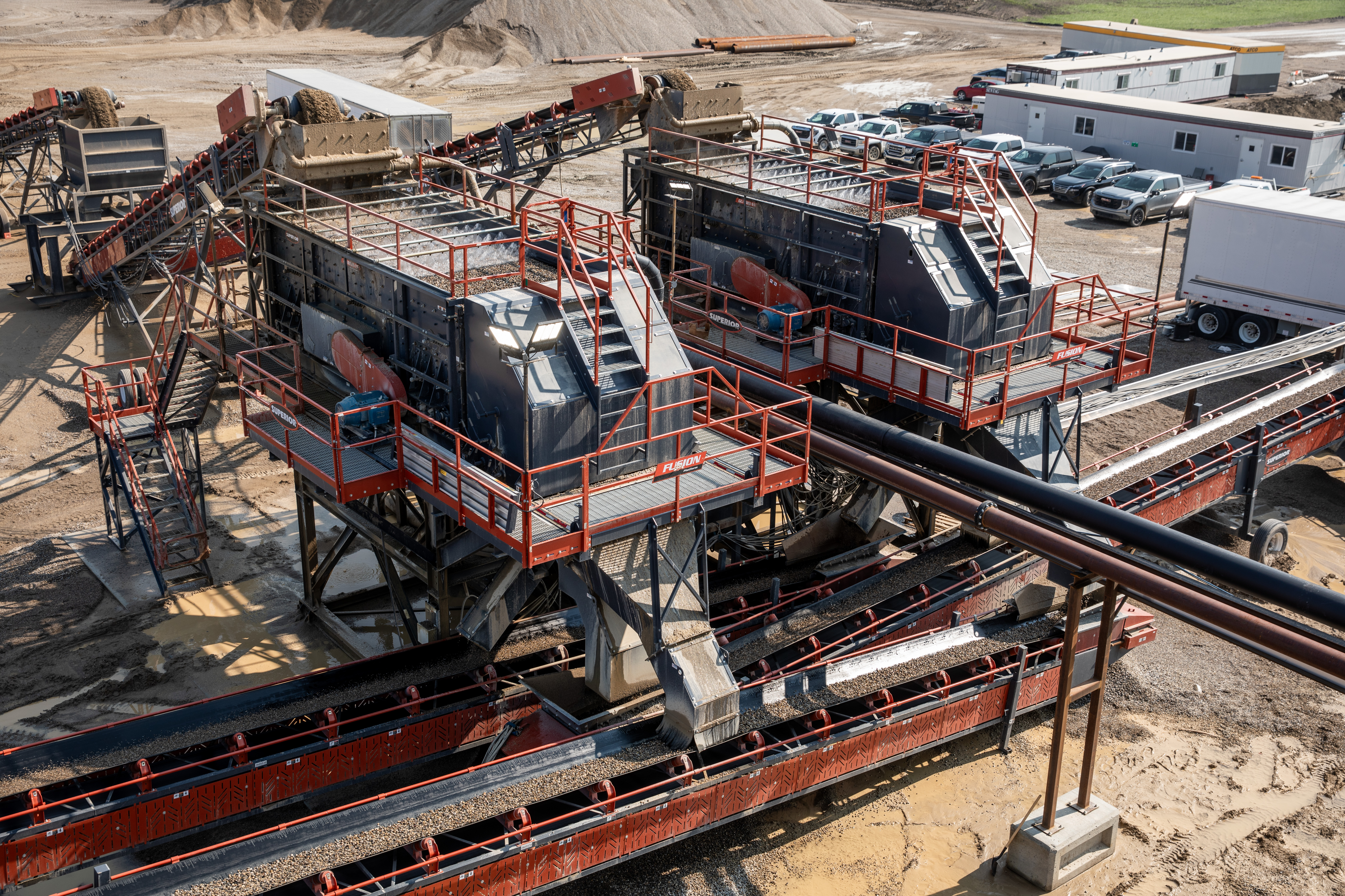 Triple-Shaft Horizontal Screening | Guardian® Screen